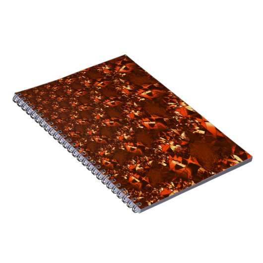 Klein bruinkoraal en vergelijkbaar met reliëf notitieboek (Rechterzijde)