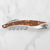 Klein bruinkoraal, in reliëf kurkentrekker (Achterkant)