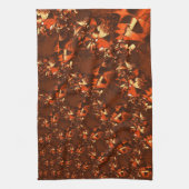 Klein bruinkoraal, in reliëf theedoek (Verticaal)