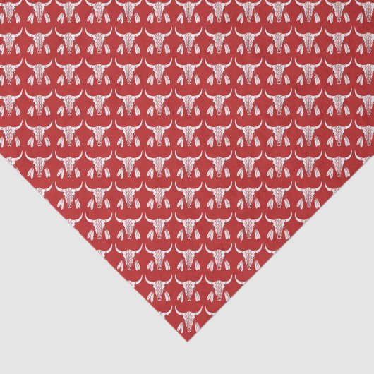 Klein buffelweefsel tissuepapier (Detail)