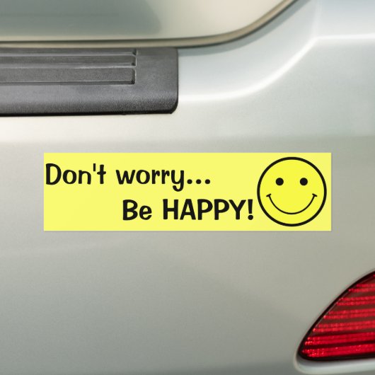 KLEIN BUMPERSTICKER (Op auto)