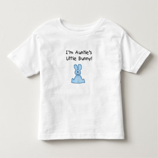 Klein Bunny (blauw) T-shirt van Auntie (Voorkant)