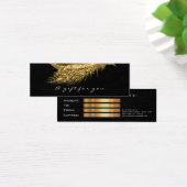 Klein cadeaubon Glitter Lash Gold Confetti Mini Visitekaartjes (Bureau)