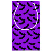 Klein cadeautas met kleine halloween Bat-patroon (Achterkant)