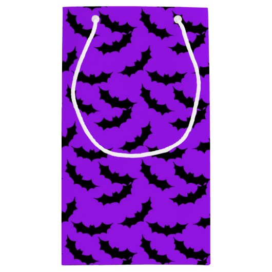 Klein cadeautas met kleine halloween Bat-patroon (Achterkant)