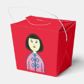 Klein Chinees meisje Bedankdoosjes (Achterkant)