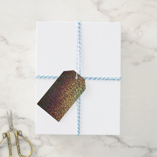 Klein, confetti cadeaulabel (Met Touw)