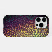 Klein, confetti iPhone hoesje (Achterkant horizontaal)