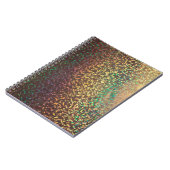 Klein, confetti, multicolored, goud, zilver, c notitieboek (Linkerzijde)
