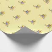 Klein Cute Eendje Cadeaupapier (Hoek)