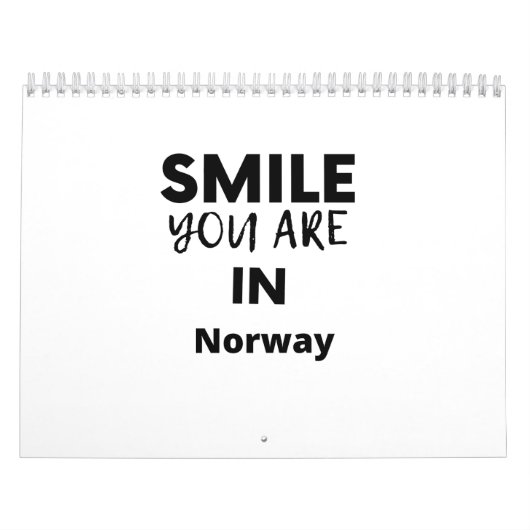 KLEIN DAT JE IN Noorwegen BENT Kalender (Hoes)