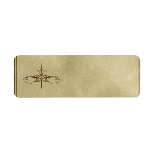 Klein decoratief apothekersetiket etiket (Voorkant)