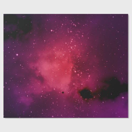 Klein deel van een oneindig sterveld in t cadeaupapier (Vlak)