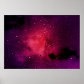 Klein deel van een oneindig sterveld in t poster (Voorkant)