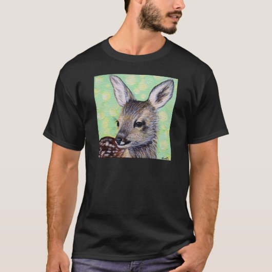 Klein deer schilderen t-shirt (Voorkant)