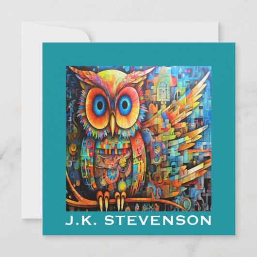 Klein deurteken, briefpapier, uitnodiging (Voorkant)