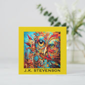 Klein deurteken, briefpapier, uitnodiging (Staand voorkant)