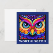 Klein deurteken, briefpapier, uitnodiging (Voorkant / Achterkant)