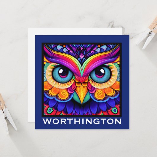 Klein deurteken, briefpapier, uitnodiging (Voorkant / Achterkant in situ)