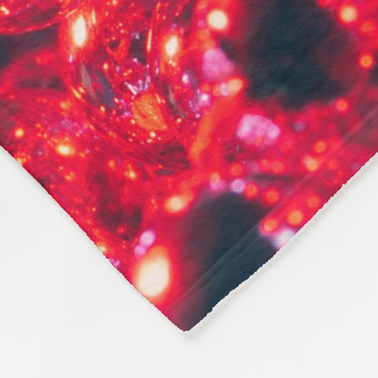 Klein disco-party achtergrond met spiegelballen re fleece deken (Hoek)