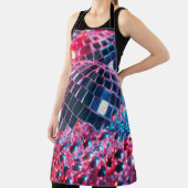 Klein disco-party achtergrond met spiegelballen re schort (Insitu)