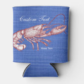  klein donkerrood kleurenbord blikjeskoeler (Voorkant)