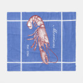  klein donkerrood kleurenbord fleece deken (Voorkant (Horizontaal))