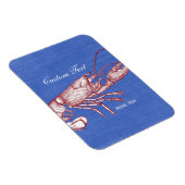 klein donkerrood kleurenbord magneet (Rechterzijde)