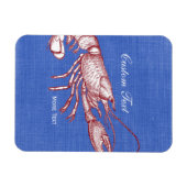 klein donkerrood kleurenbord magneet (Horizontaal)