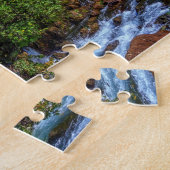 Klein dorp Blagaj op Buna waterfall, Bosnië en Legpuzzel (Zijkant)
