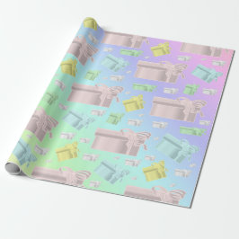 klein, dozen, pastel, kleuren, verjaardag, cadeaus cadeaupapier