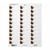 Klein draaiend wiel etiket (Full Sheet)