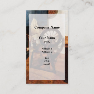 Klein draaiende wieloverlay visitekaartje