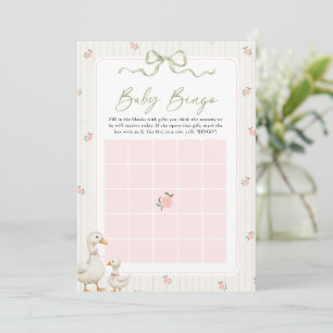 Klein Eendje Baby Shower Cadeau Bingo Spel Notitiekaartje