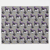 Klein Eenhoorn Fleece Deken (Voorkant (Horizontaal))