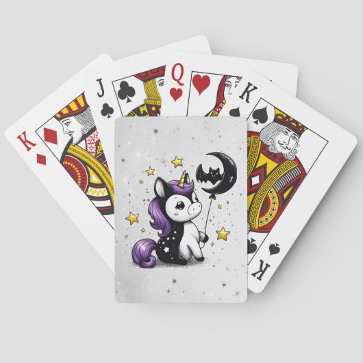 Klein Eenhoorn Pokerkaarten (Achterkant)