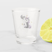 Klein Eenhoorn Shot Glas (Achterkant)