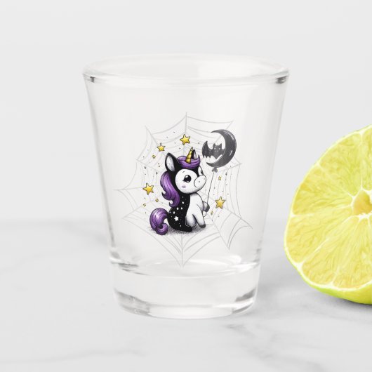 Klein Eenhoorn Shot Glas (Voorkant)