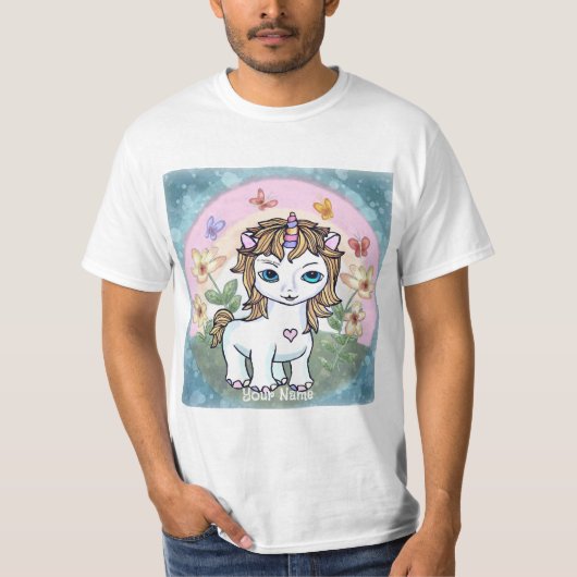 Klein Eenhoorn T-shirt (Voorkant)