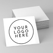 Klein Eenvoudig Budget Aangepast Logo Rubberstempel