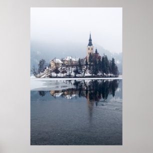 Klein-eilandkerk Poster