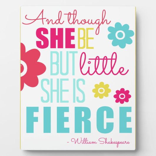 Klein en doortastend - helder en kleurrijk fotoplaat (Voorkant)