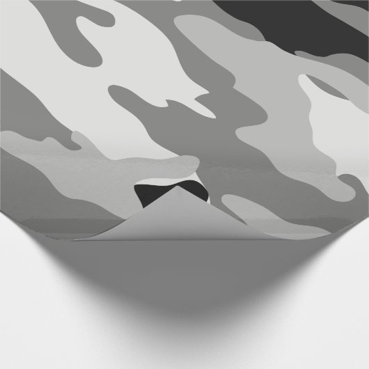 Klein en zwart Camouflage-papier Cadeaupapier (Hoek)