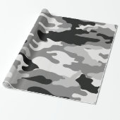 Klein en zwart Camouflage-papier Cadeaupapier (Uitgerold)