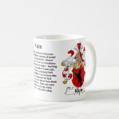 Klein Family Crest op een mok (Voorkant rechts)