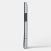 Klein faux zilver geborsteld aluminium metallisch  Case-Mate iPhone case (Achterkant / Rechts)