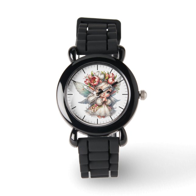 Klein feeënmeisje horloge (Voorkant)