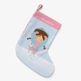 Klein figuur Skater aangepast Kleine Kerstsok