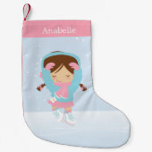 Klein figuur Skater aangepast Kleine Kerstsok (Voorkant)