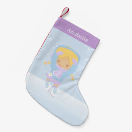 Klein figuur Skater aangepast Kleine Kerstsok